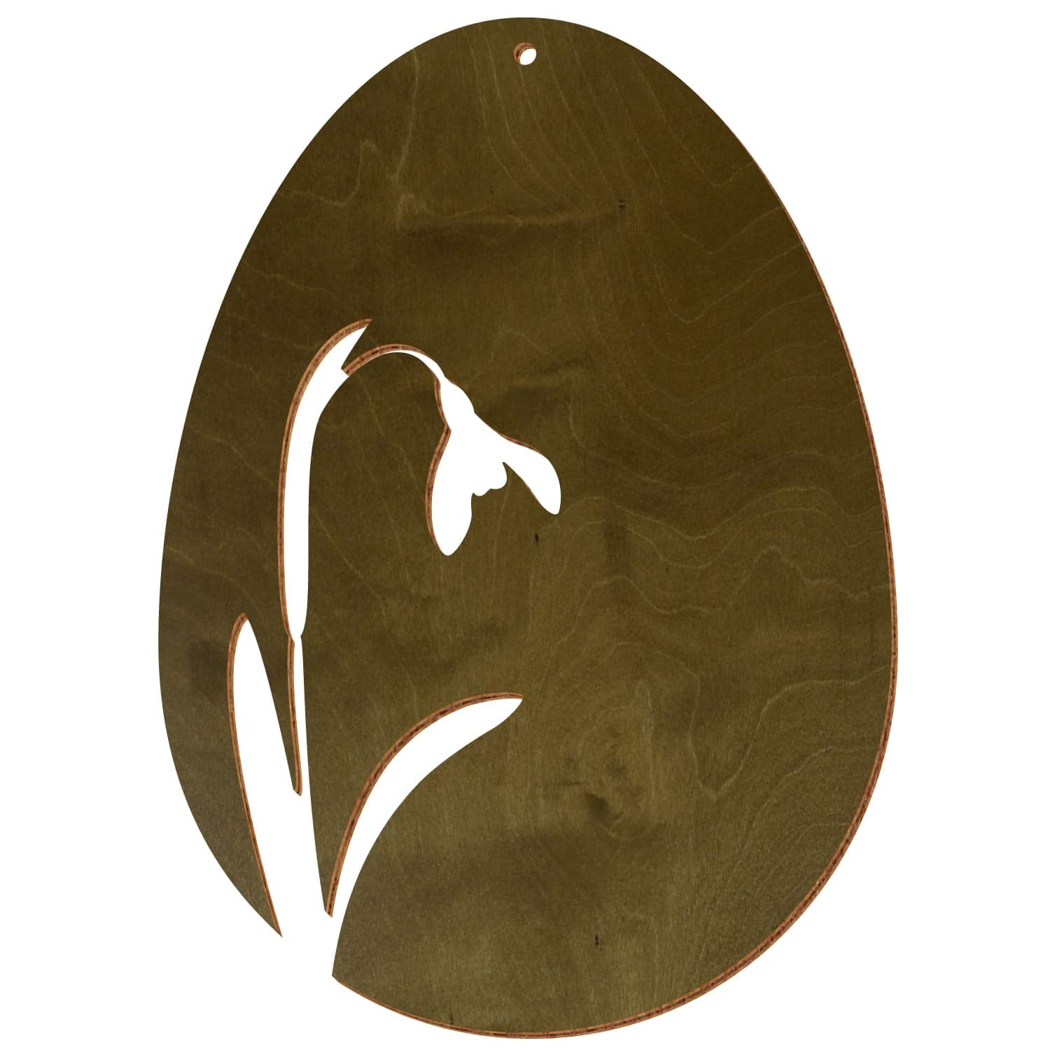 Uova di Pasqua in legno colorato V2 – Noce chiaro – Decorazione fai da te per Pasqua, motivo uovo di Pasqua, motivo 1, altezza (dimensione): 49 cm di altezza