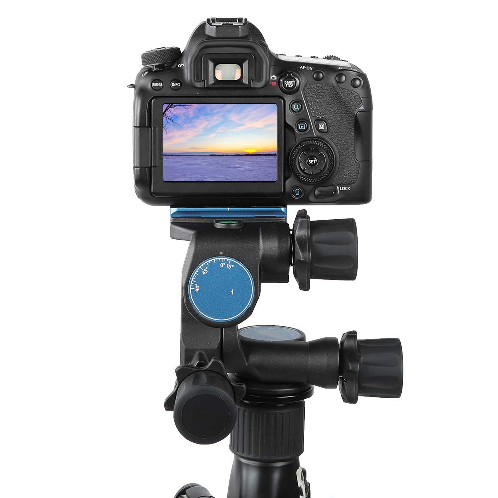 Testa a sfera resistente con quadrante di posizionamento preciso per fotocamera DSLR, ideale per fotografia professionale
