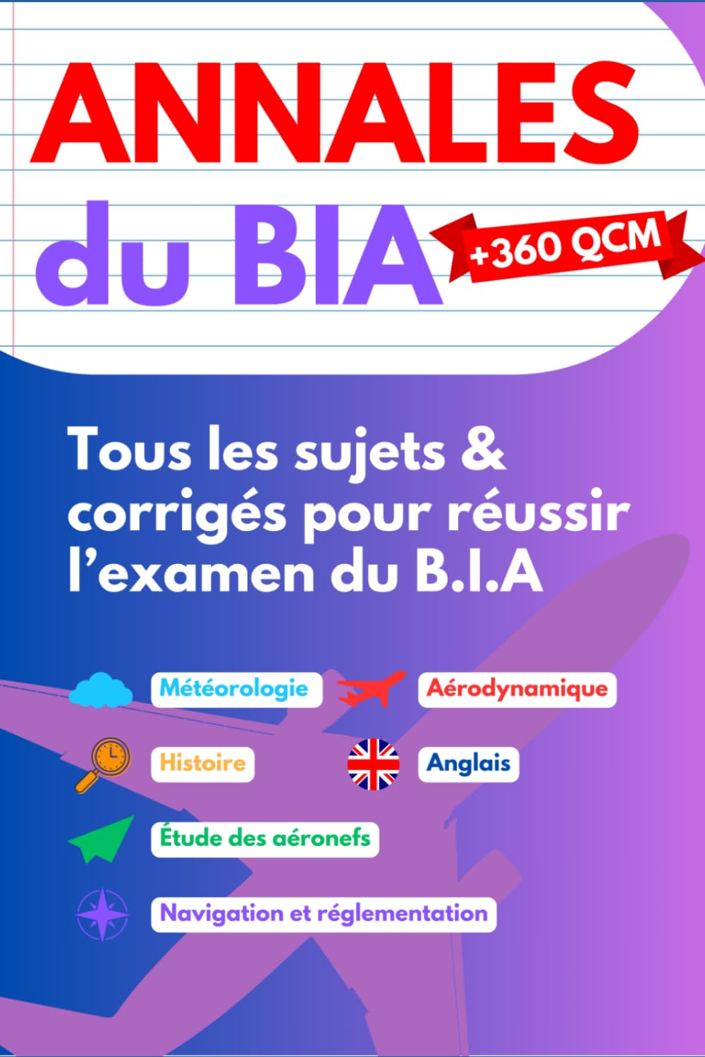 ANNALES DU BIA: Tous les QCM officiels de l’examen du Brevet d’Initiation Aéronautique