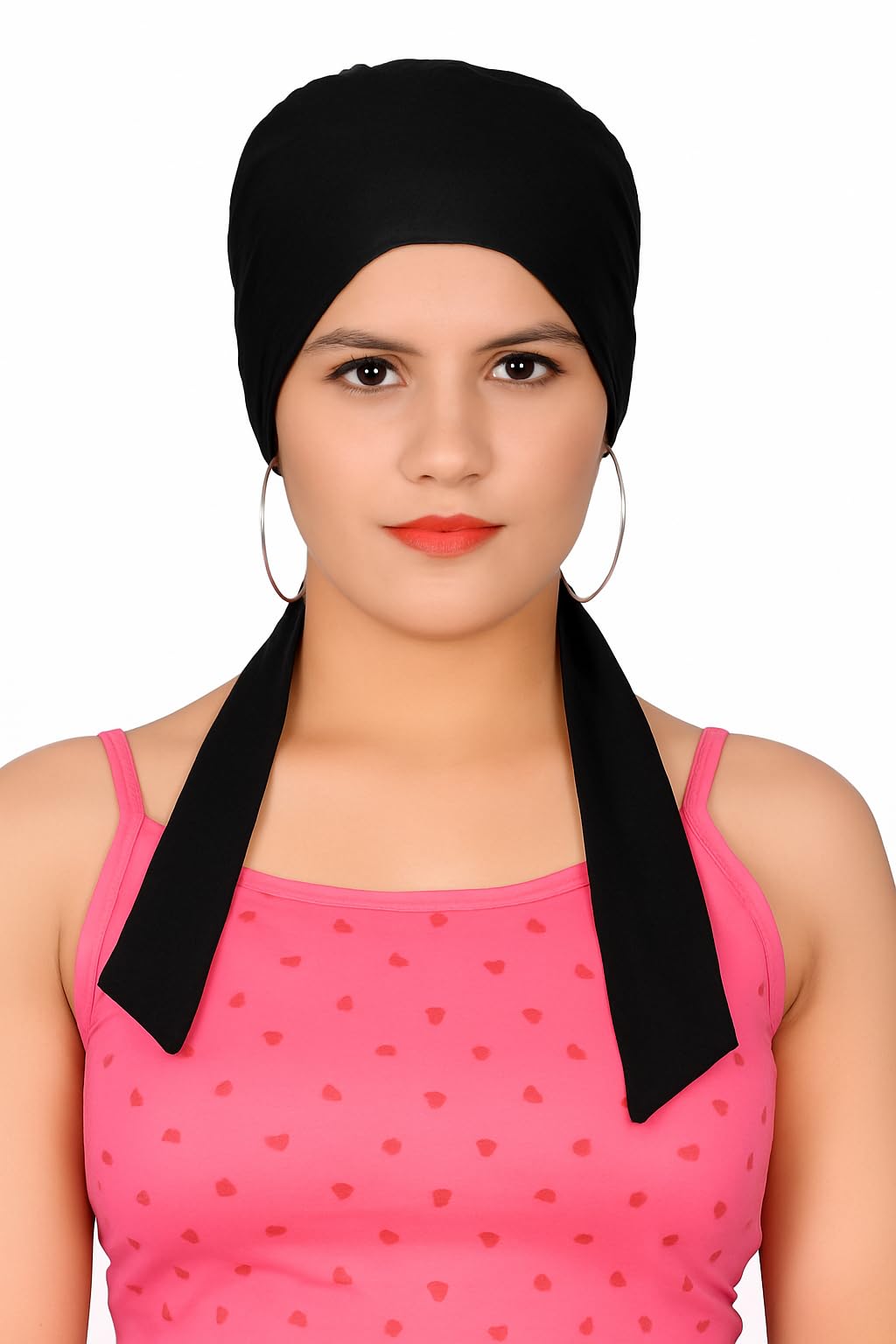 DEEPNYRA - LIVING STYLE Head Scarf Chemo Caps Cotton Printed for Women Turban Cap for Women Headwear Head Wrap Ladies Skull Cap Cancer Beanie Hat Head Covering Double Layer Under Helmet Cover-picture-15