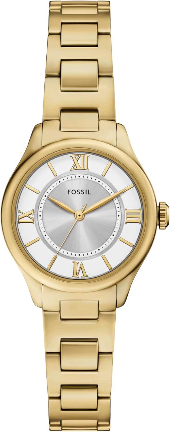 Fossil Women's Gilmore Three-Hand Gold-Tone Stainless Steel Watch (Model: ES5421)