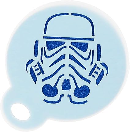 Pochoir Star Wars Pour Saupoudrer Le Cafe Stormtrooper Mylar 350 Microns Environ 8 5 Cm Amazon Fr Cuisine Et Maison