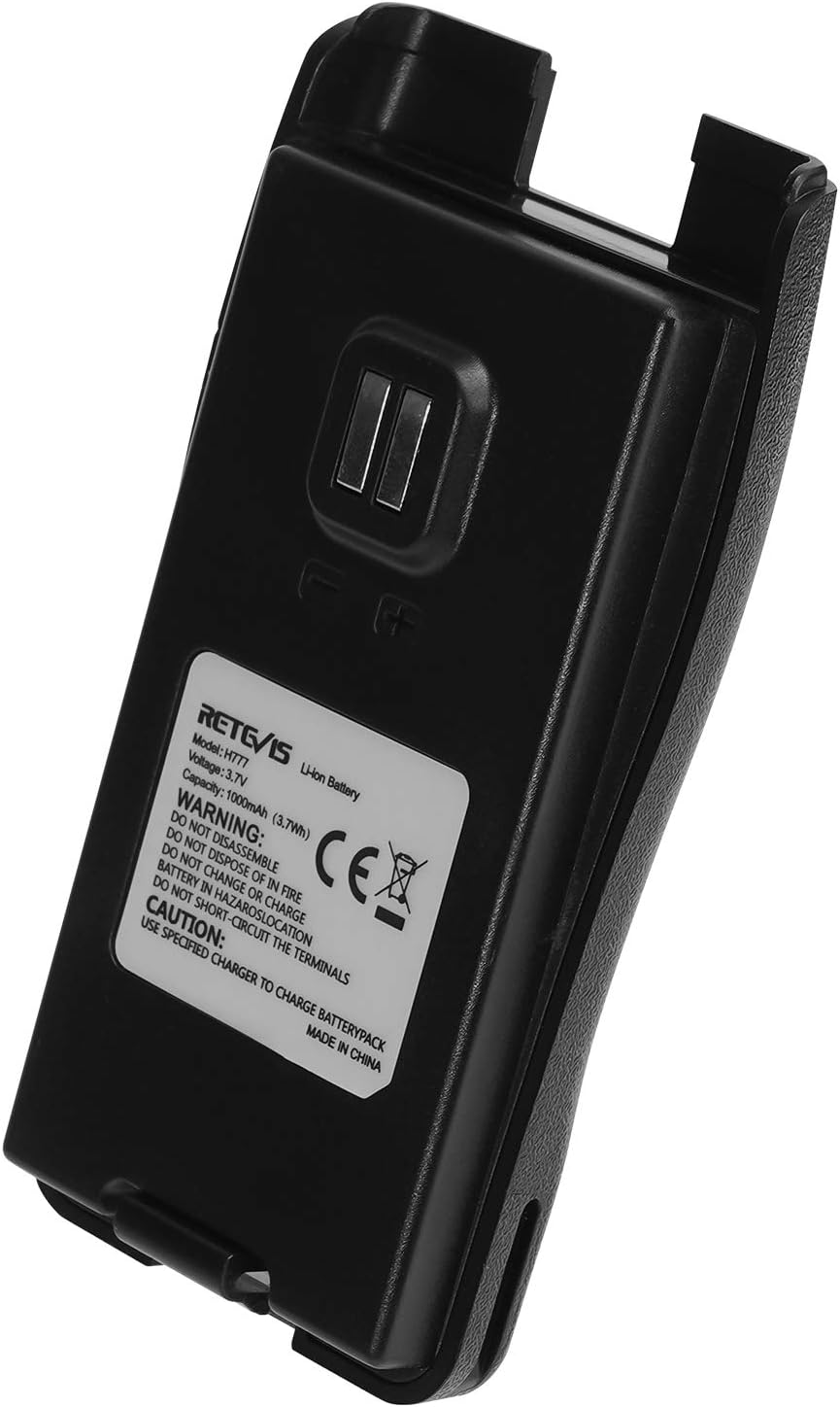 Retevis H-777 Walkie Talkie Battery, Suitable for New Version H-777, Not Suitable for Old Version H-777 Two Way Radio, Replacement Li-ion Battery 1000mAh for H-777 2 Way Radio (5 Pack) : Electronics