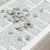 100pcs 8mm St. Benedict Cross Beads – Oval Double-Sided Zinc Catholic Rosary Beads for Jewelry Making, Bracelet & Necklace DIY Accessories – Religious Catholic Craft Supplies #2
