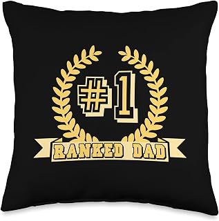 #1 Ranked Dad - Number One Ranked Dad - No 1 Dad Throw Pillow