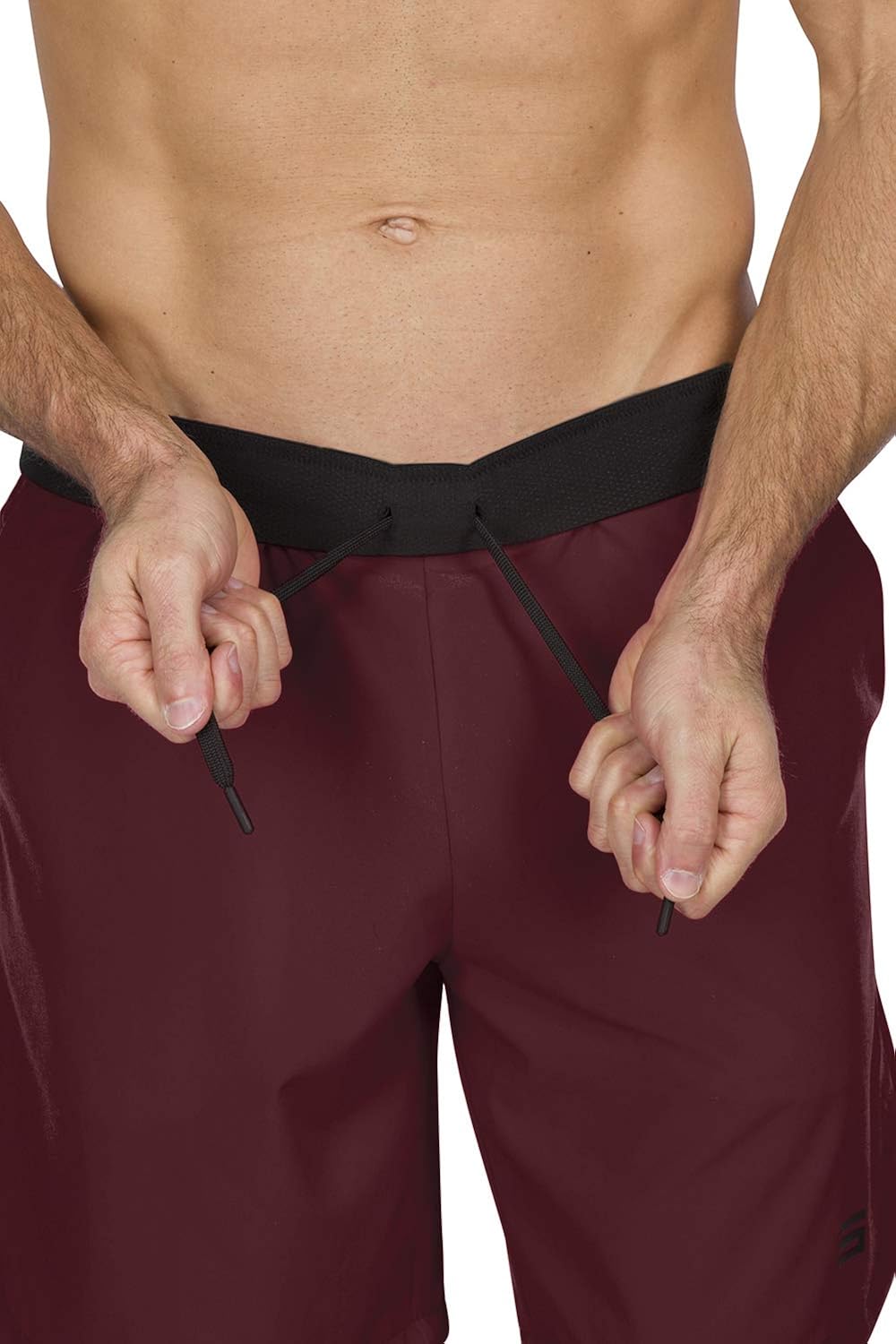 Dry FIT Gym Shorts for Men - Mens Workout Running Shorts - Moisture Wicking with Pockets and Side Hem: Clothing