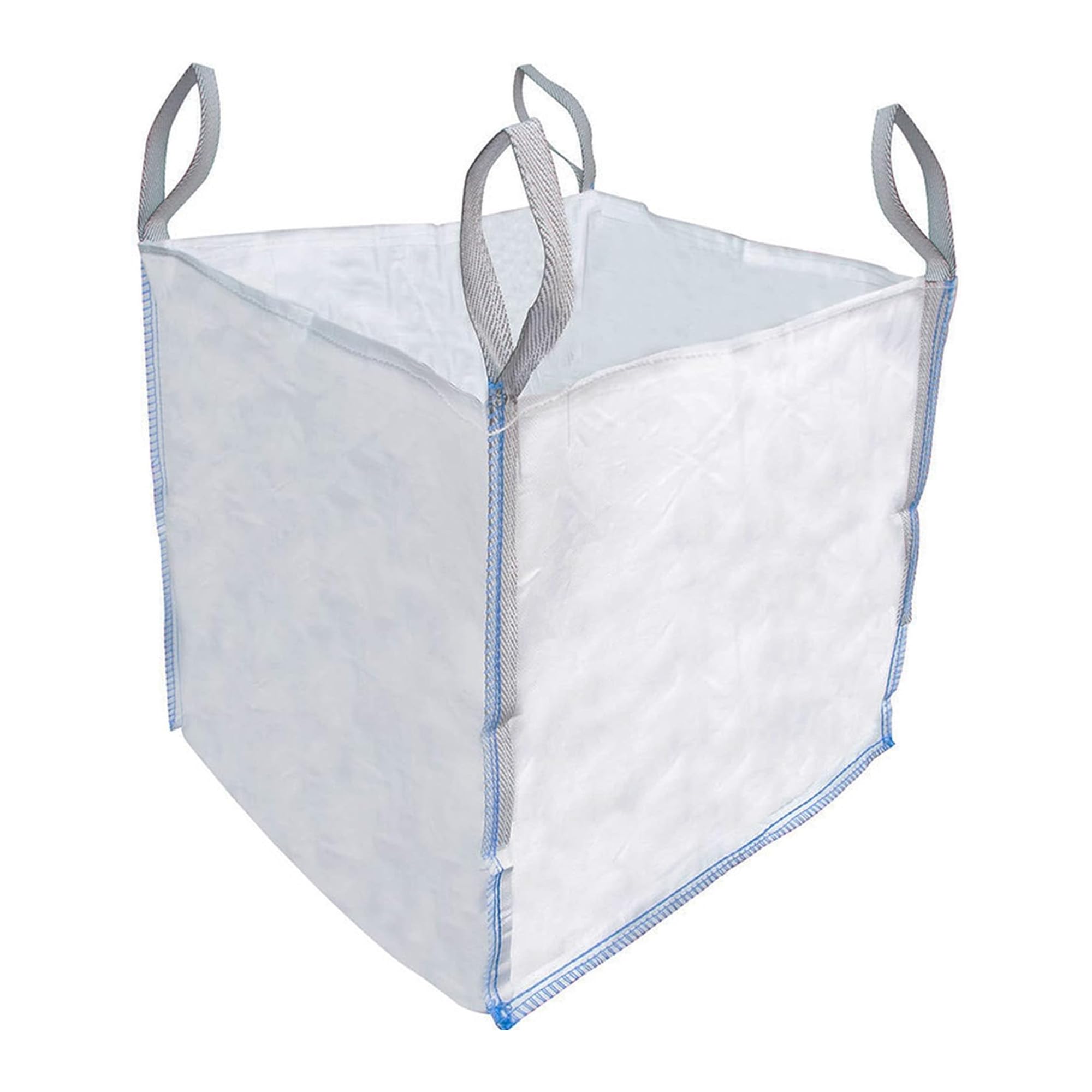 Star Supplies White Or Gray 1 Tonne 85X85x85cm Garden Waste Heavy Duty Industrial Woven Material Skip Storage Fibc Bulk Bag