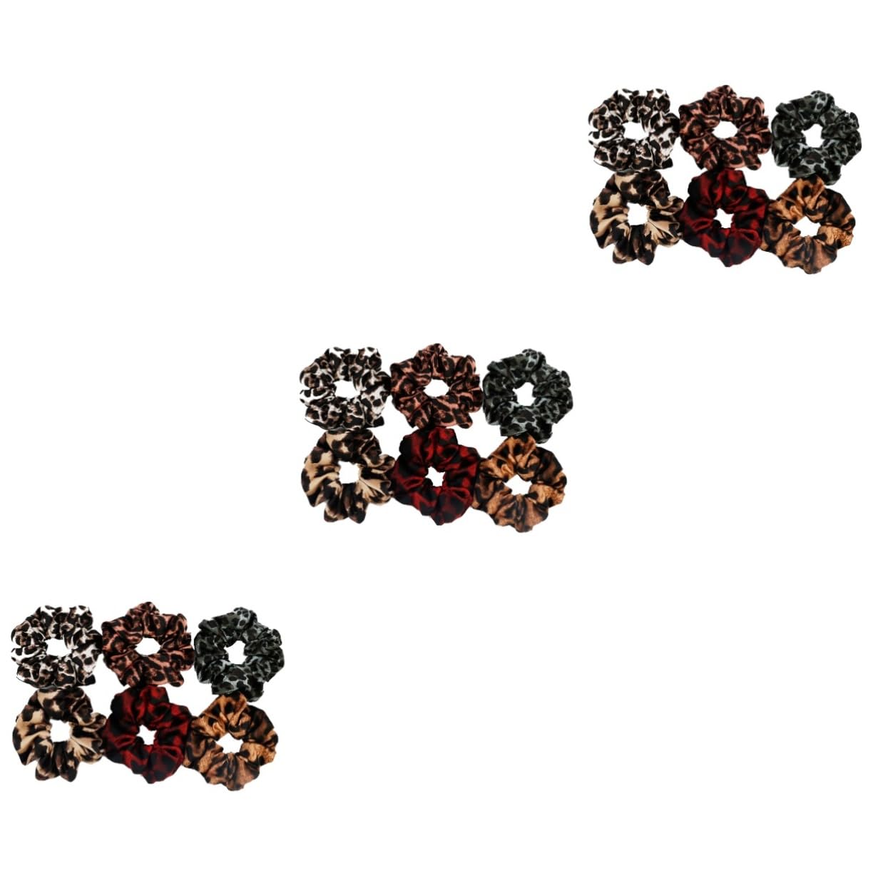 MAGICLULU Juego De 18 Piezas. Liga para el cabello coleteros scrunchies cinturones elasticos hair ties hair band cintas pelo lazo elástico para el cabello lazo de pelo de niña sombrerería