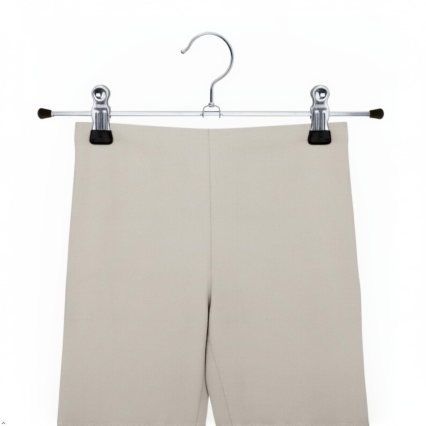MAWA par Reston Lloyd antidérapant Peu encombrant Cintre pour Pantalons et Jupes avec Deux Clips, Noir, Set of 10