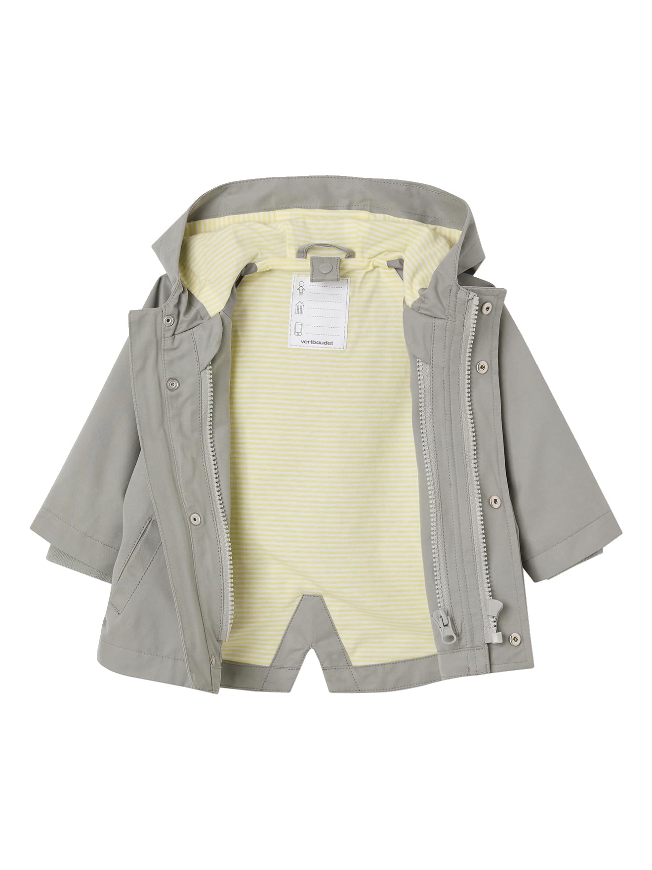 Vertbaudet Baby 3-in-1-Übergangsjacke mit Teddyfleece-Weste
