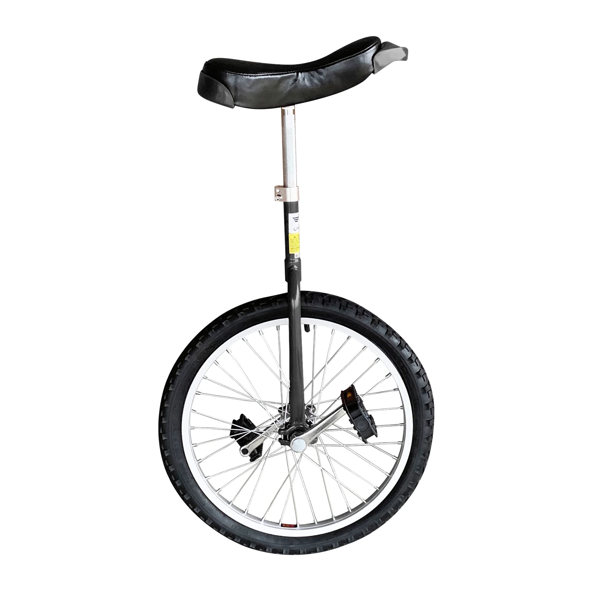 Unifly20" Beginner Training Unicycle - [A] Frame, Tubular Oval Steel, Complete Set, Aluminum Wheels