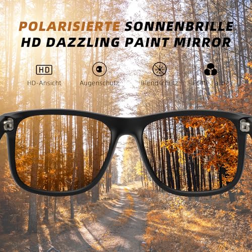 Gafas de sol polarizadas de moda unisex en pack de 3 piezas para deportes al aire libre 5