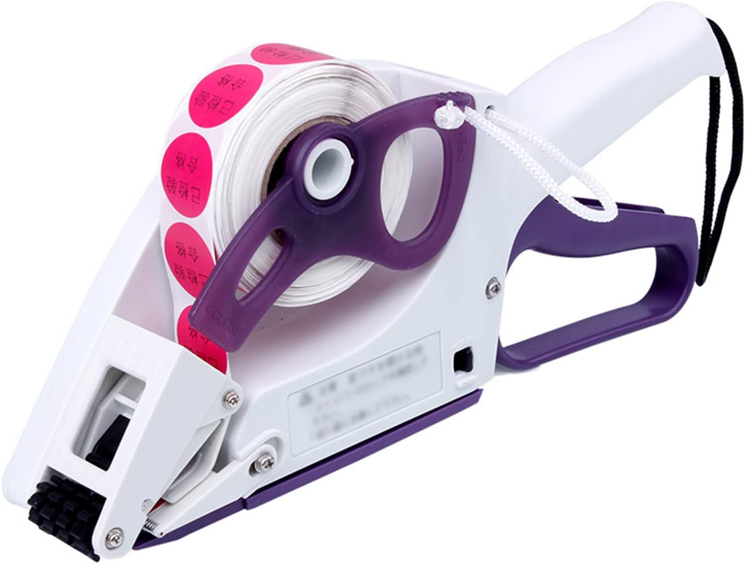 Hand Held Label Applicator, Portable Barcode Applicator, Small Curved Sticker Labeler for Cans, Plastic, Glass and Metal Round Square Flat Bottle (Size : 18)