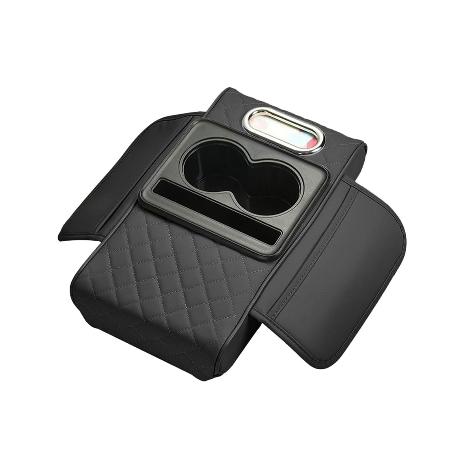 YNDLHXC Car Armrest Organiser for Toyota Verso (7seats) 2011-2016-pr, Console Cupholder Storage Box Leather Tissue Dispenser Holder,normal-A
