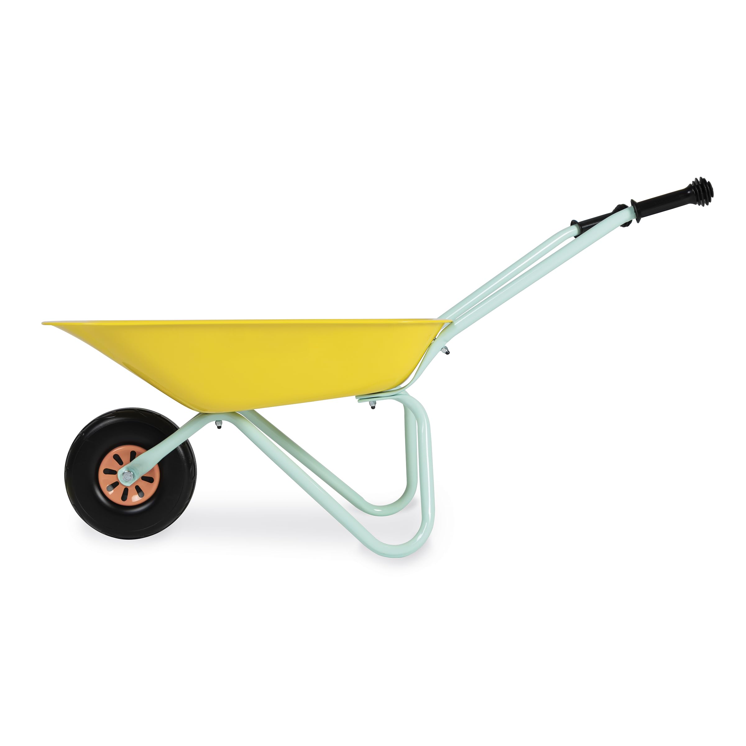 Janod - Carretilla de Metal para niños a Partir de 2 años - Adecuada para niños para Actividades de jardinería y al Aire Libre - A Partir de 2 años
