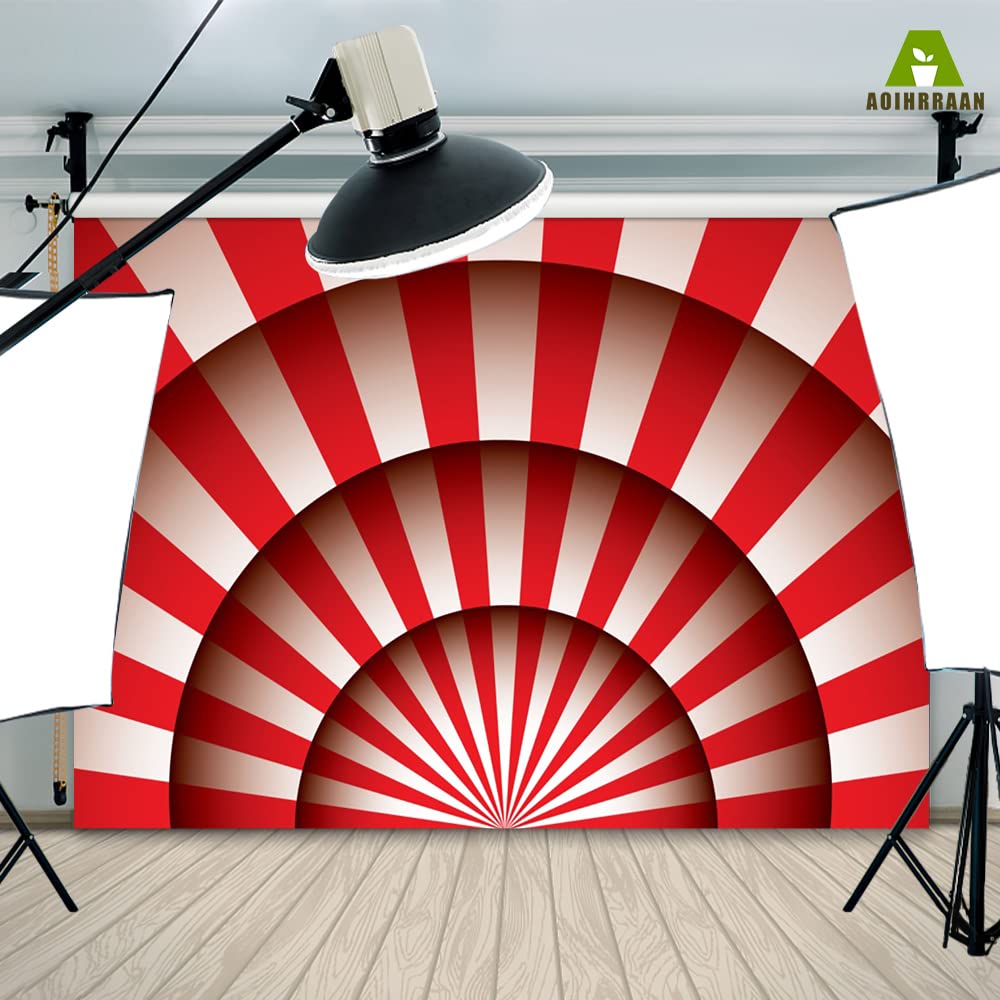 Aoihrraan 3x2m Circus Party Backdrop Red And White Stripes Big Top Circus  Tent Photography Background Movie Theater Themed Party Hollywood Show  Friend Kids Adults Portrait Photo Studio Props Vinyl – BigaMart, image size:1000x1000