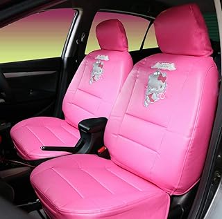 Hello Kitty - Fundas de asiento para coche, diseño de gatito, color rosa