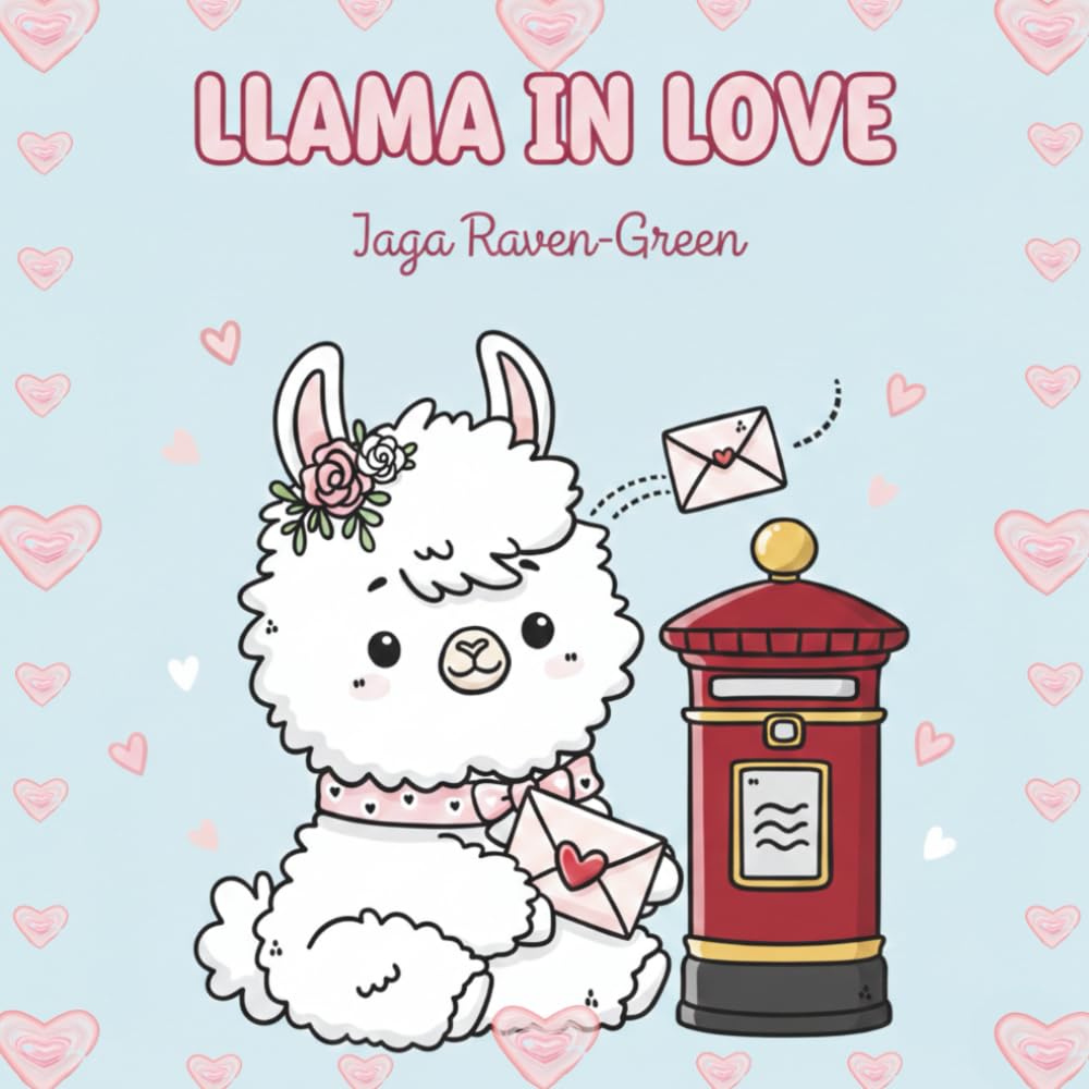 Llama in Love Coloring Book: Cute Valentine’s Day Coloring Book for Adults | 30 Bold & Easy Designs | Relaxing Love-Themed Pages