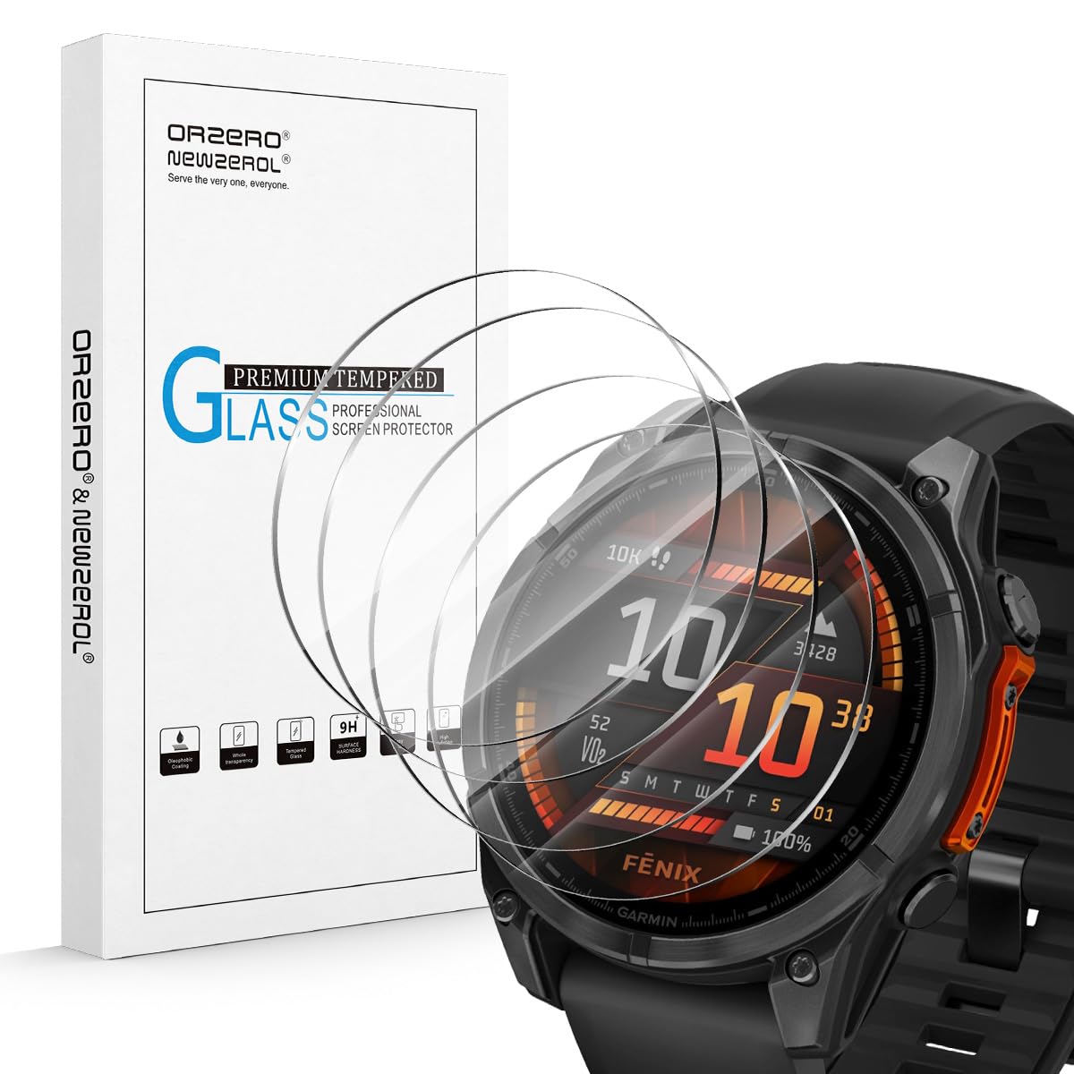 6 Films Protection Écran Garmin Fenix 8 47mm - TPU Ultra