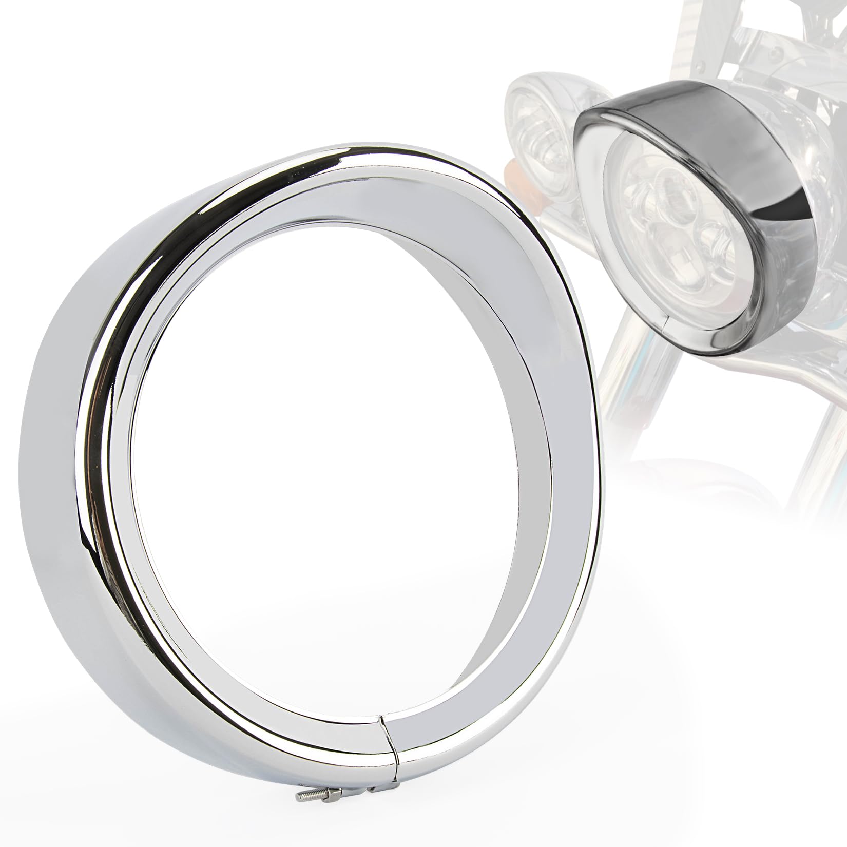 Amazon.com: PSLER 7'' Headlight Headlamp Bezel Trim Ring
