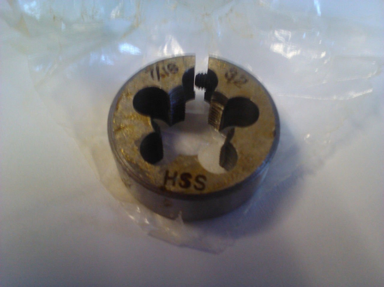 Special Thread Round Die, High Speed Steel 7/16-32 X 1 O.D.