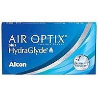 Air Optix Plus HydraGlyde Lenti a Contatto Mensili, 6 Lenti