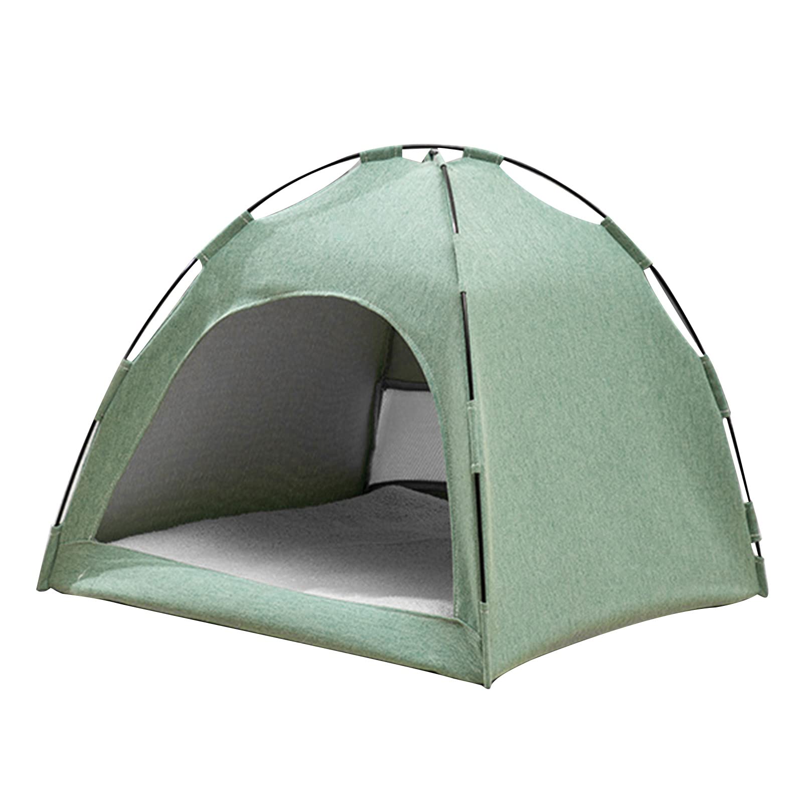 Tente Chat, Grande Maison pour Chien Nid Confortable et Lavable Chat Tente D'intérieur et D'extérieur Portable pour Chats, Chiots et Autres Petits Animaux (S) (Green)