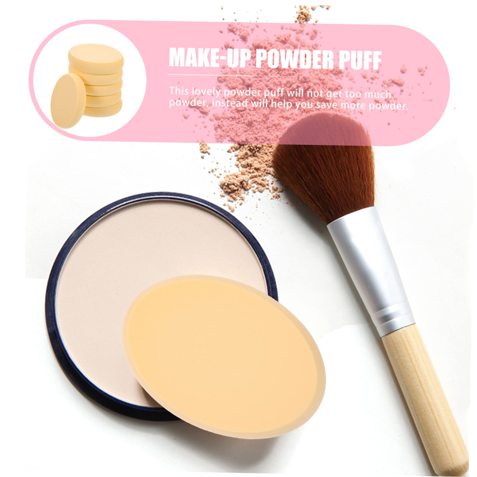 FRCOLOR 4 Set Di Spugne Per Il Trucco Ovali Puff Beauty Set Di Spugne Per Il Trucco Per Fondotinta E 6 Pezzi * 4