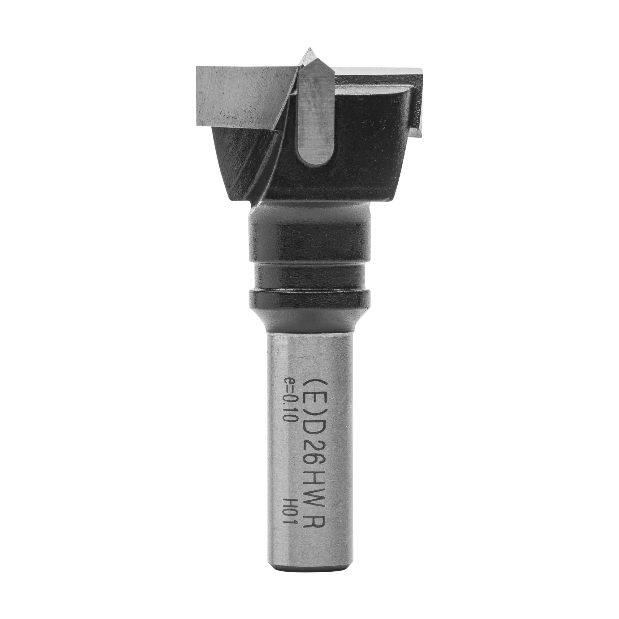 ENT 21274 Wiertlo do glowic cylindrów z powierzchnia mocujaca w wegliku, chwyt (S) 10 mm, srednica (D) 26 mm, L 57 mm, prawe