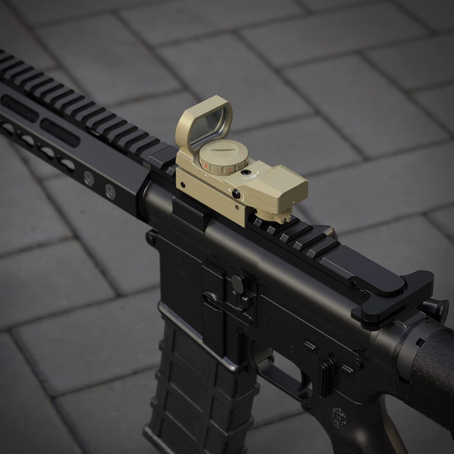 Feyachi Reflex Sight - Adjustable Reticle (4 Styles) Both Red and Green in one Sight!