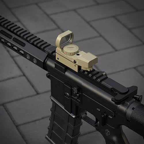 Vista 31 de Feyachi Vista refleja - Retícula ajustable (4 estilos) tanto roja como verde en una sola vista Gris