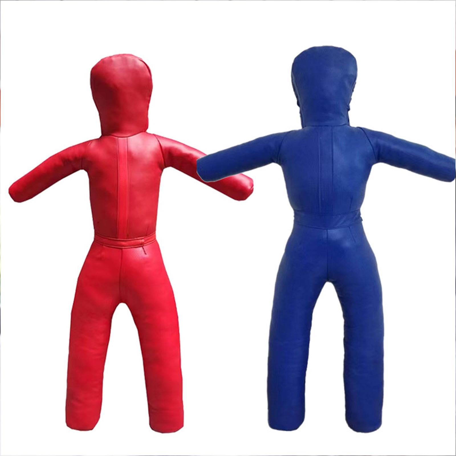 Yiju Unfilled Wrestling Dummy Punching Bag Versatile Standing Practical Grappling Training Aid Boxing Dummy for Exercise Jiu MMA, Blue