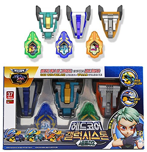 Dino Core Season 3 Head Core Galaxy Stone Set No.2 (Head Core 3 types + Galaxy Stone 3 types)