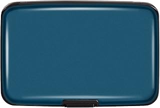 Mini Credit Card Holder for Women and Men, RFID Blocking Slim Hard Card Case ID Case Travel Wallet, Navy Blue