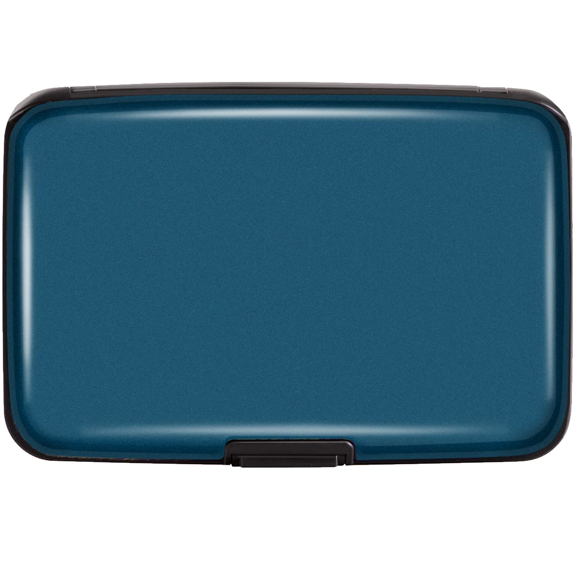 Coco Rossi Mini Credit Card Holder for Women and Men, RFID Blocking Slim Hard Card Case ID Case Travel Wallet, Navy Blue