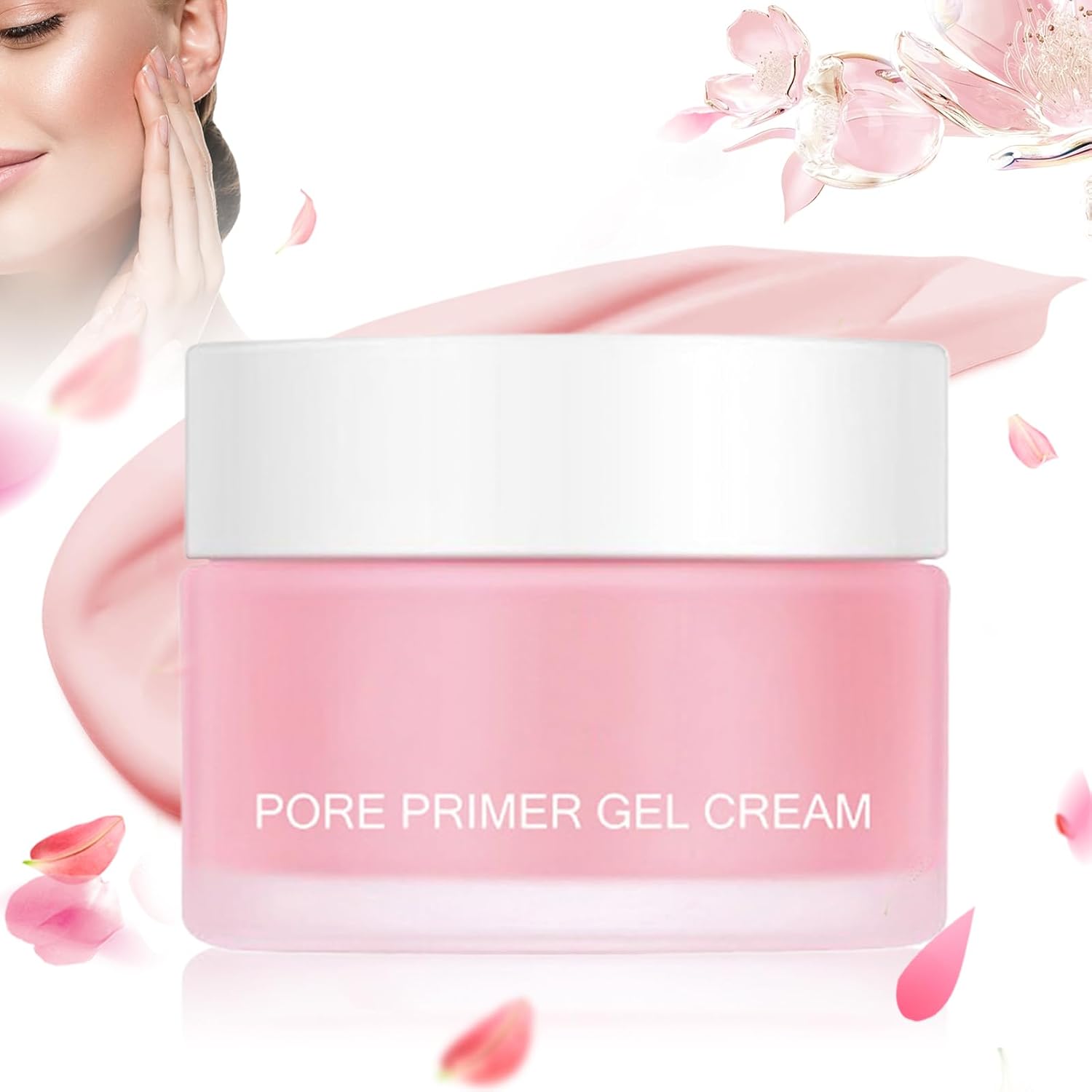 Poriënvullende gel crème, porie primer gel crème, gezichtsmake-up primer basis, make-up basisgel, onzichtbare poriën-gezichtsprimer, voor alle huidtypes