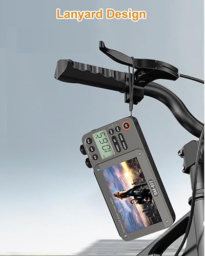 Miniatura 8 de 720p 4.3 "Pantalla AM FM SW Película Video Radio con Bluetooth, Recargable Bolsillo Digital Película Reproductor de Video, Soporte USBTarjeta Micro