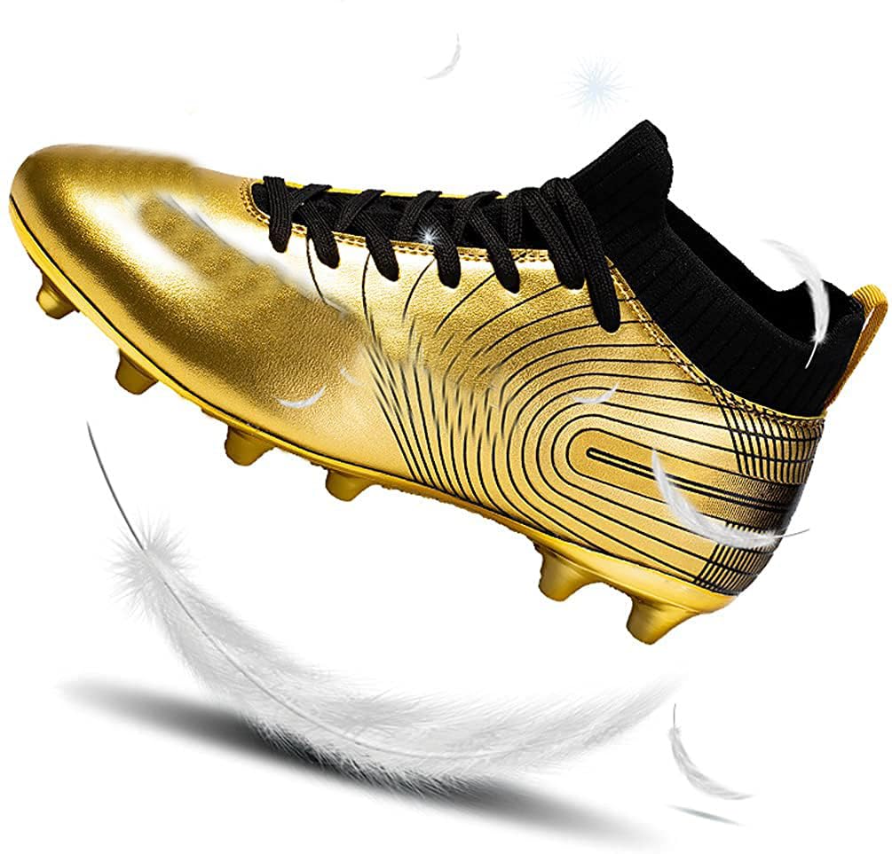 Chaussures de Football Professionnel Homme Crampons de Foot Homme Antidérapant Athlétisme Entrainement Spike Chaussures de Foot de Crampon Sport Adolescents