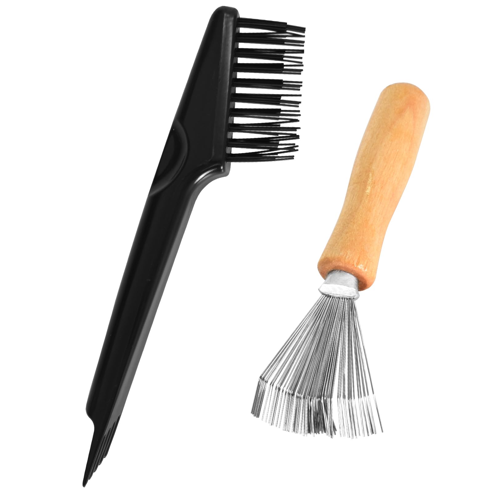 Zimoer 2 spazzole per capelli, spazzola per la pulizia dei capelli, spazzola per la pulizia dei capelli, per rimuovere i peli dalle spazzole per capelli, tappeti, pettini, tappetini da bagno, per uso