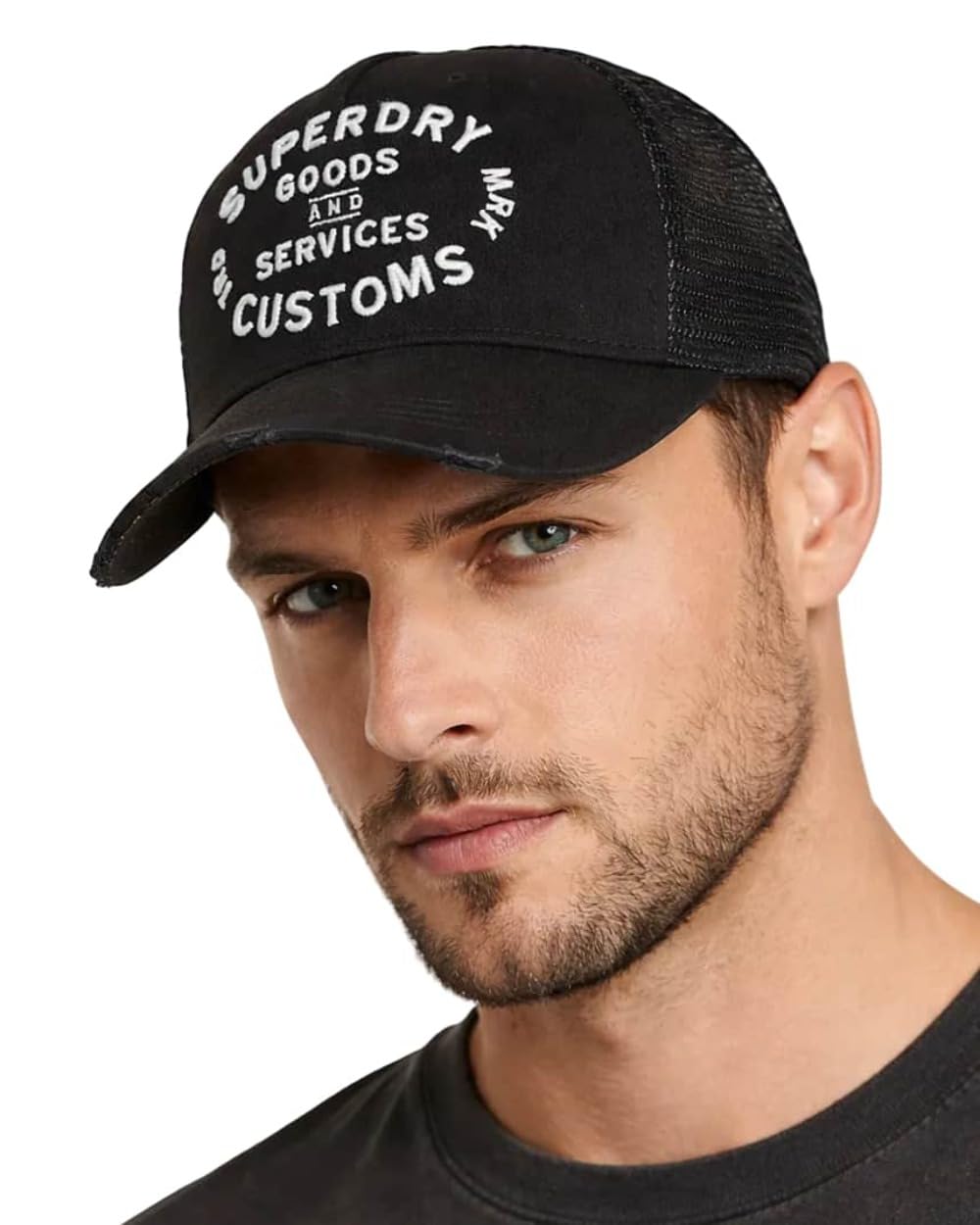 Superdry Mens Mesh Trucker Cap Black/Black