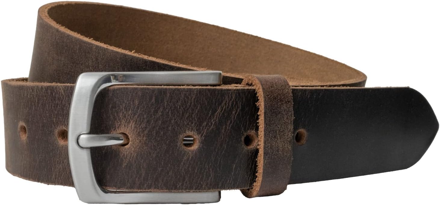 Urbanite Belt - 1.5 Inch Wide Genuine Leather Belt with Nickel-Free Buckle - Image 7