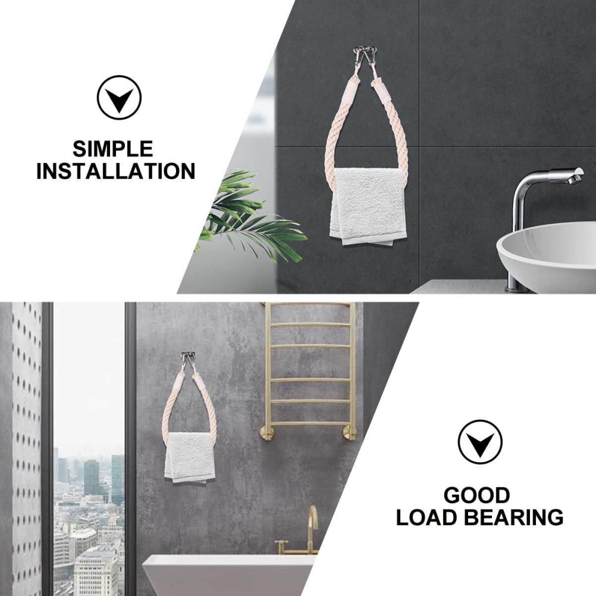 Artibetter Toilettenpapierhalter Hängend Aus Metall Für Bad Und Wc Platzsparendes Retro-Design Umweltfreundliches Material Gegen Herunterfallen