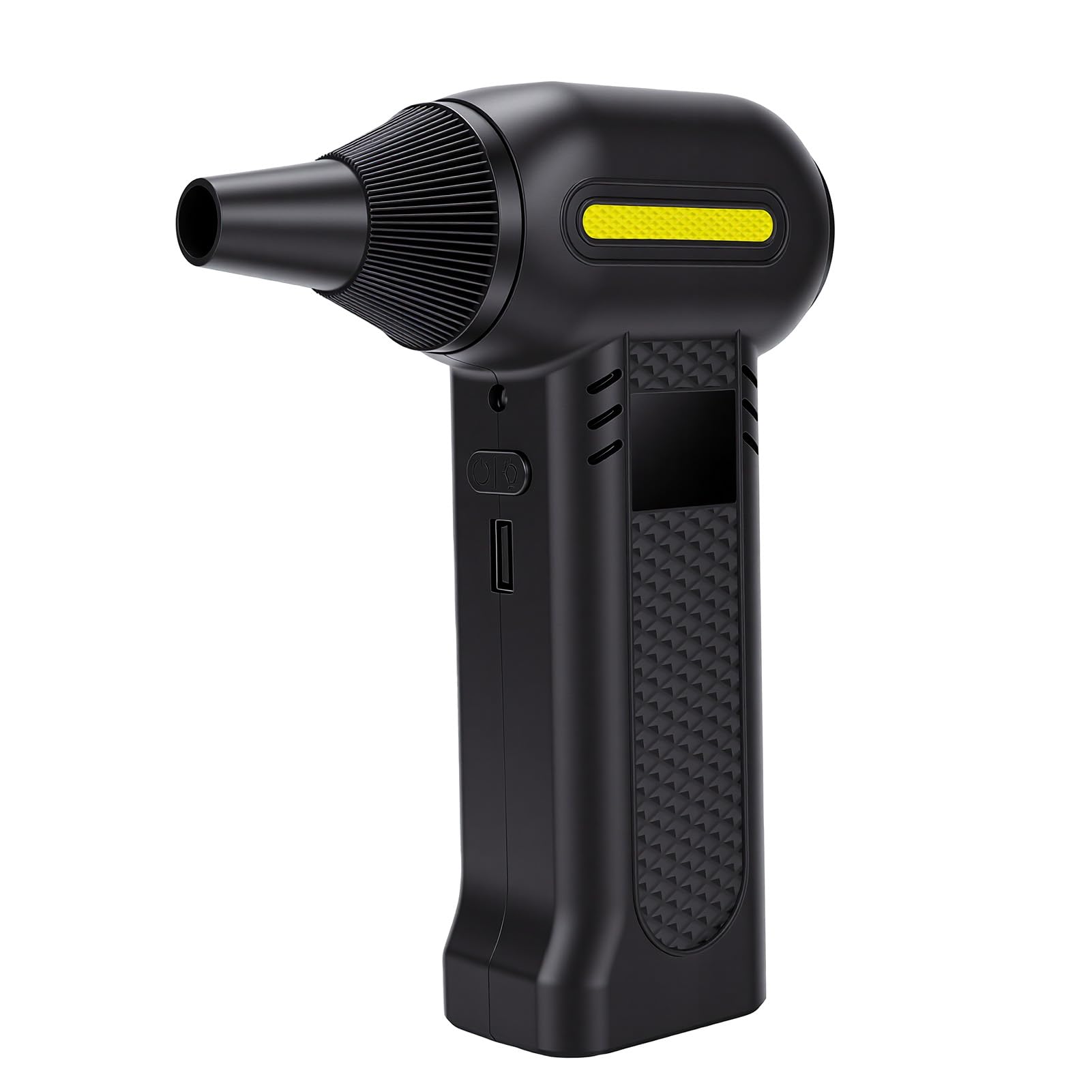 Qcwwy Dépoussiéreur sans Fil pour Neige, Souffleur D'air Portable (BLACK)