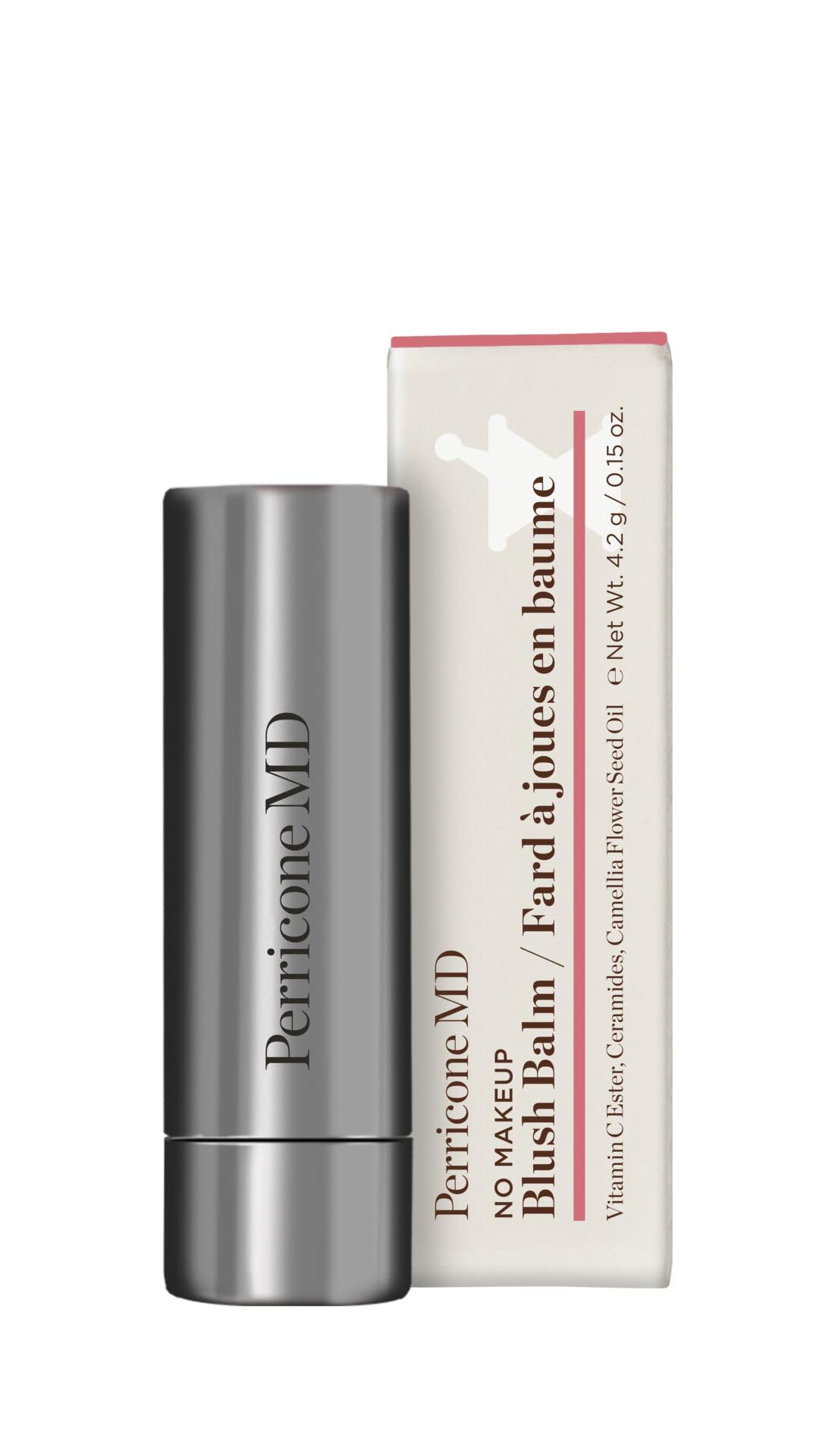 Perricone MD No Makeup Blush Balm- Buildable Cream Blush Balm 4.2g – Lightweight, Blendable Formula for Natural-Looking Color & Radiant Dewy Finish – Visibly Improves Dullness, Fragrance-Free