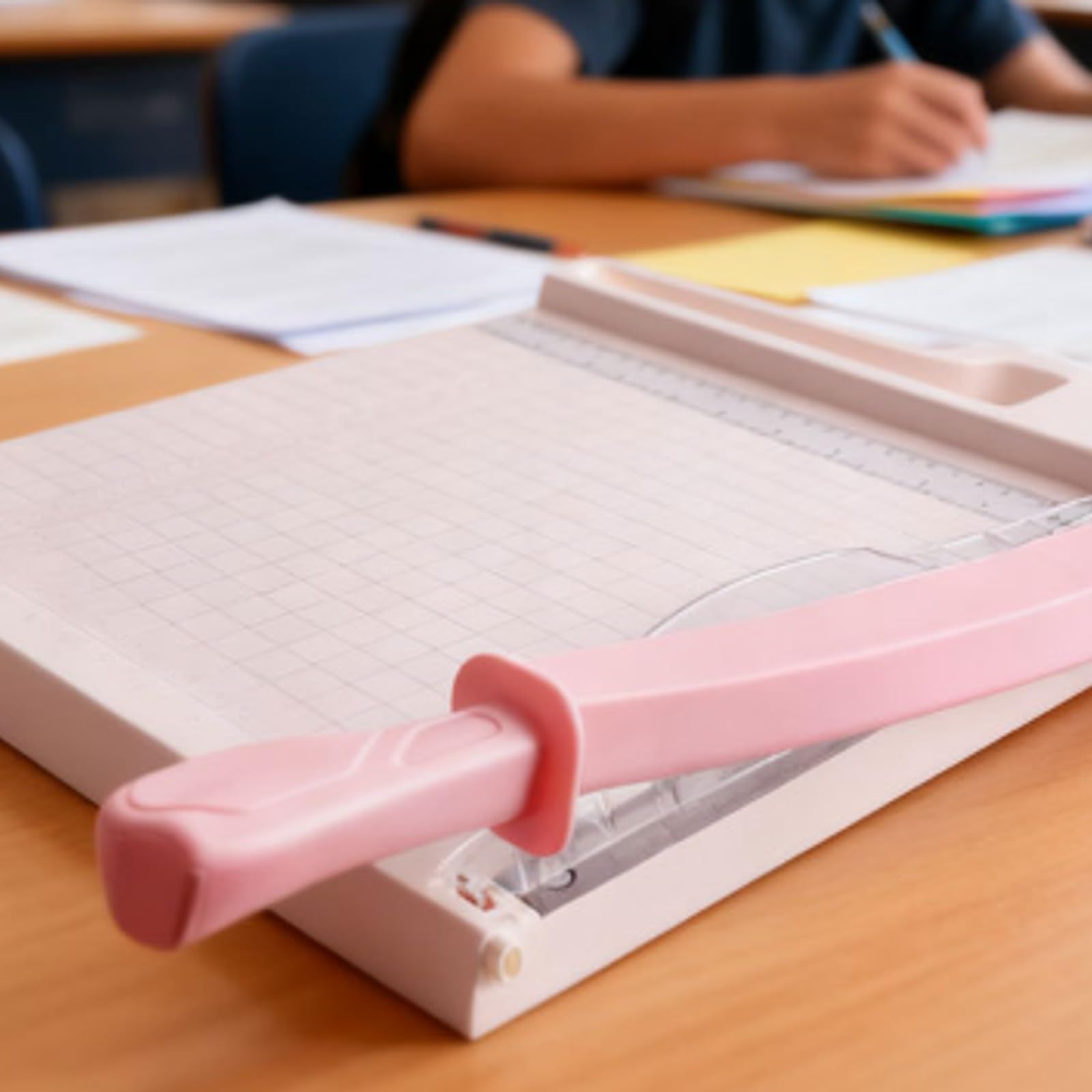 Generic Taglierina per Carta | Acciaio Acciaio Al Manganese, Precisa, Taglierina per Carta con Centimetrata, Ufficio, Laboratorio Creativo, Studenti