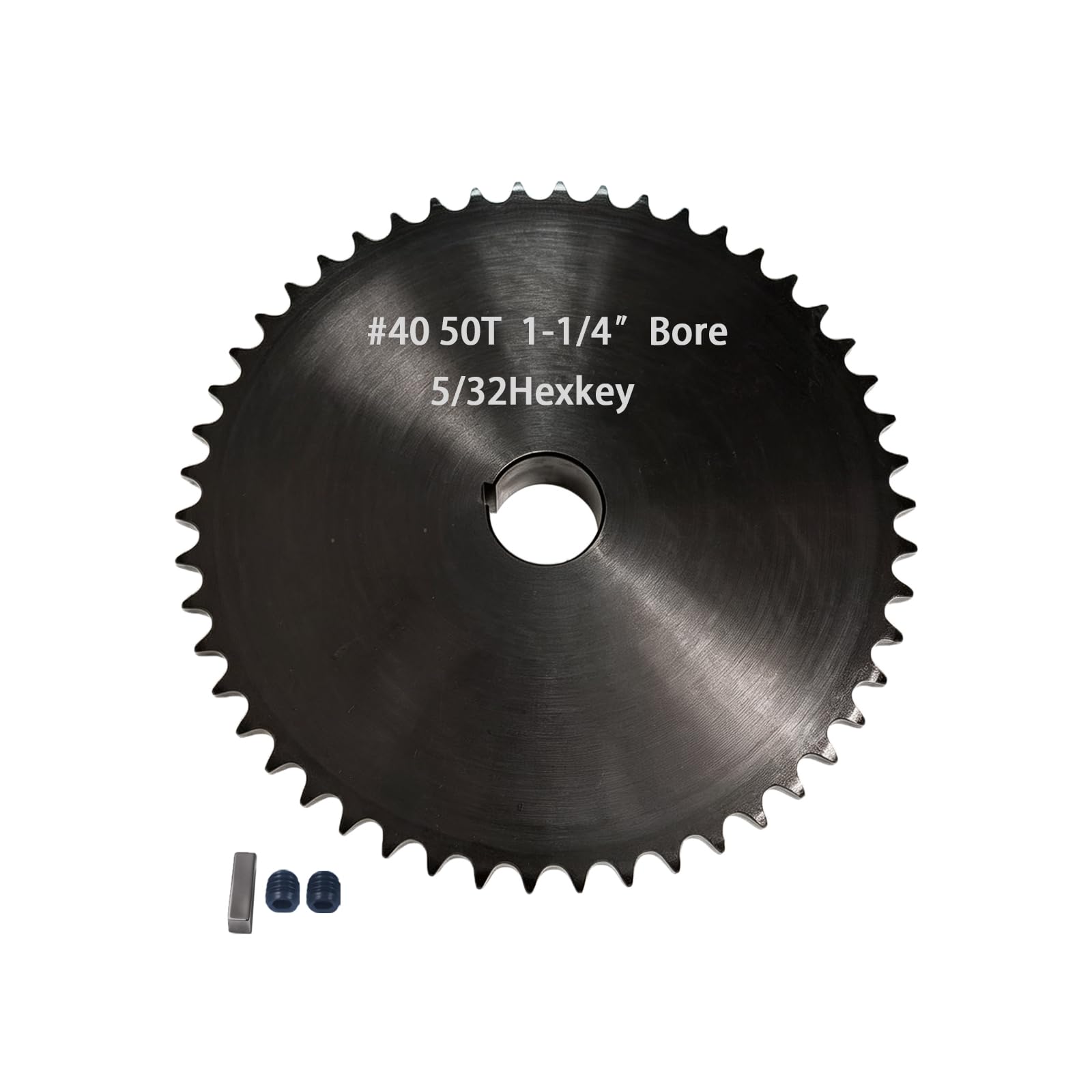 #40 Sprocket 21T 1" Bore Hardened Black Oxide — Amazon image 8