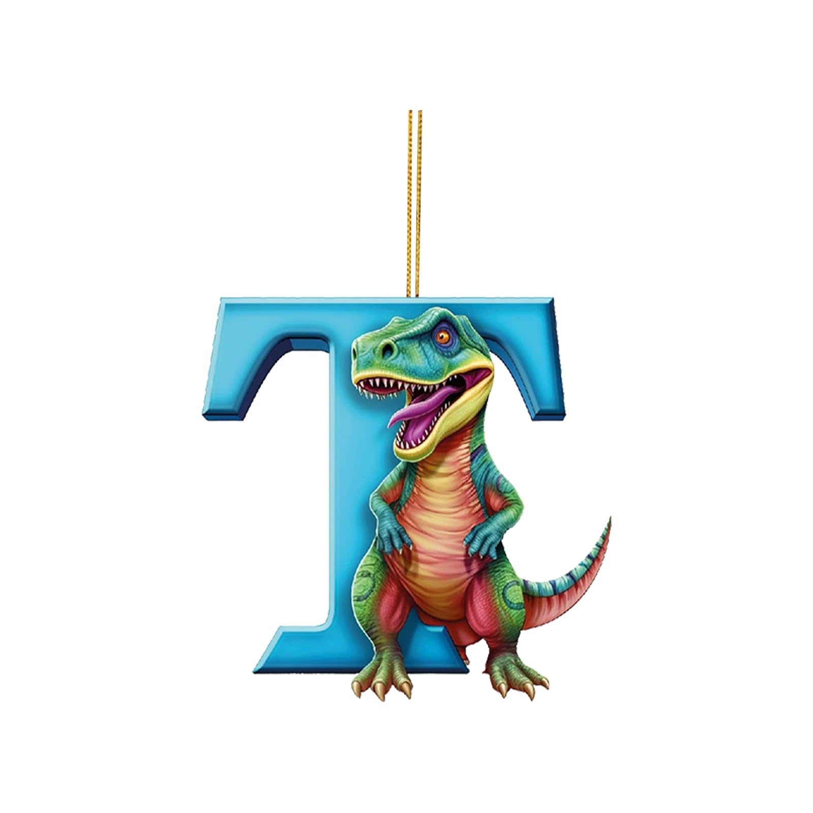 Next Day Delivery Items Prime Dinosaur 26 English Letters Christmas Tree Decorations,Christmas Alphabet Letter Pendant,Christmas Tree Hanging Ornament,Christmas Decoration Home Party Decor
