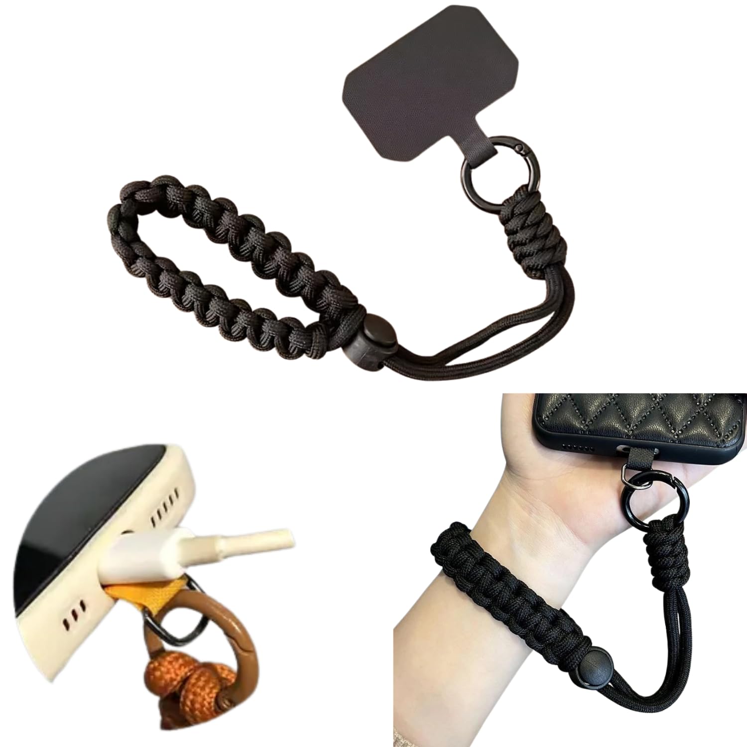 Universal Phone Woven Lanyard Keychain, Mobile Phone Key Chain, Phone Pendant Wrist Strap Compatible with Most Cell Phones Mobile Phone Case Pendrive Purse Key ID Card-image-31