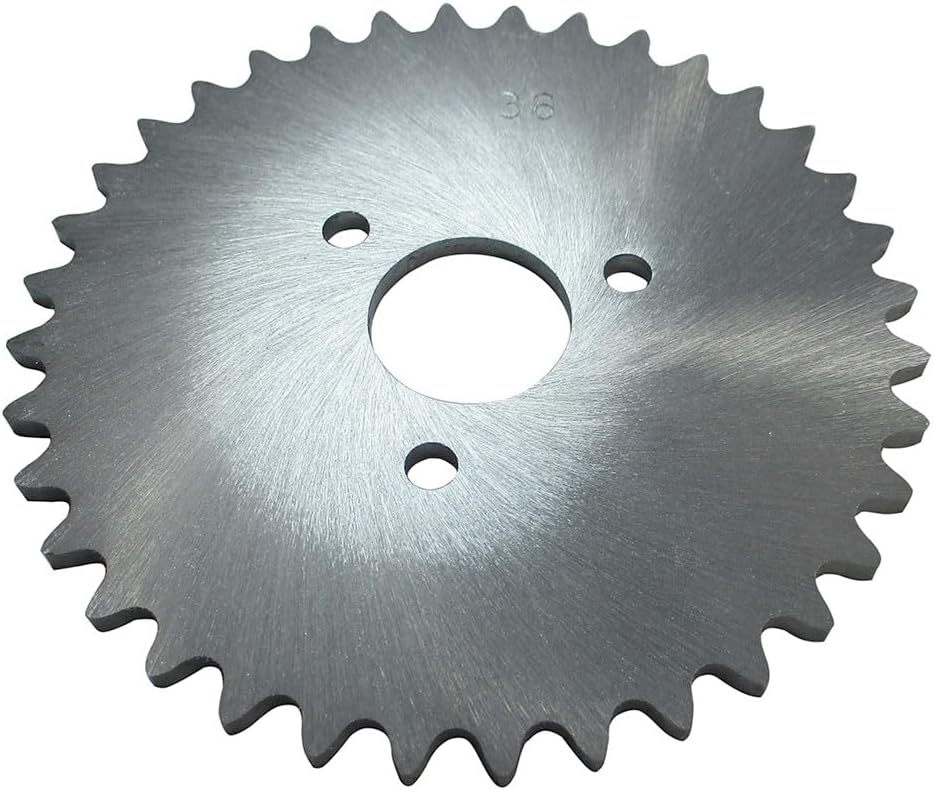 36 Tooth Sprocket, Aluminum, #35 Chain, P5256-1" Bore, 1.687" Bolt Circle