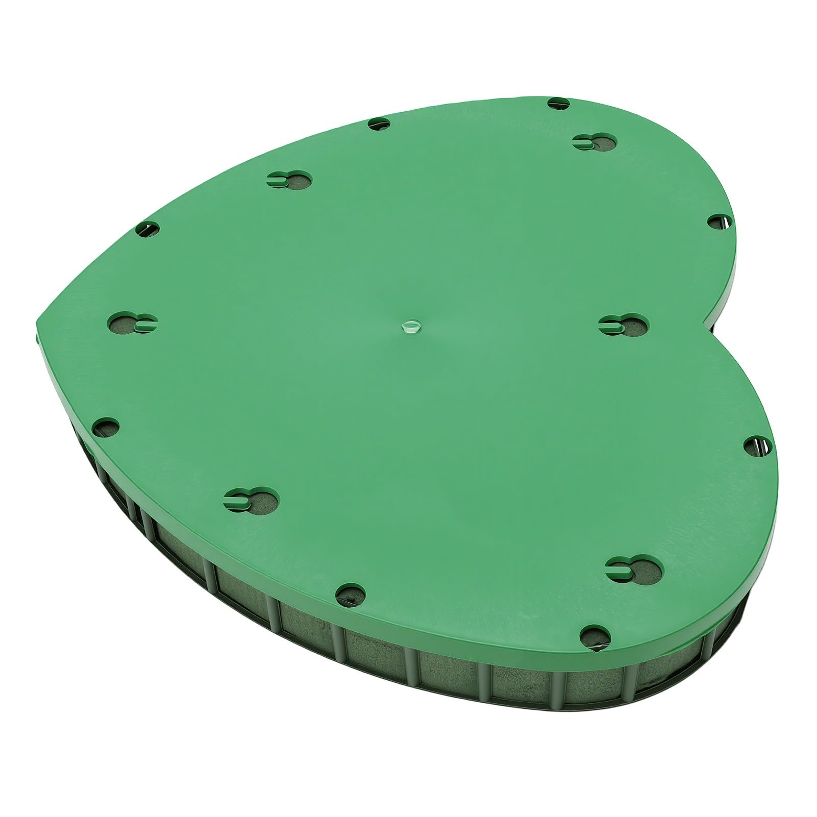 Cuore in Schiuma Floreale, Design 11,79x1,57in